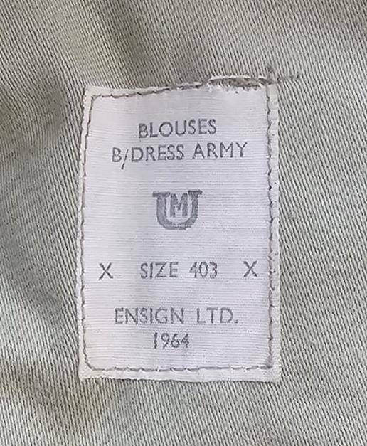 SADF - Regiment University of Stellenbosch Battle Dress Bunny Jacket and Trousers - Dated 1965