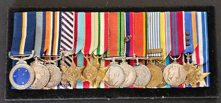 Very Special Miniature DFC Miniature Medal Group of 15