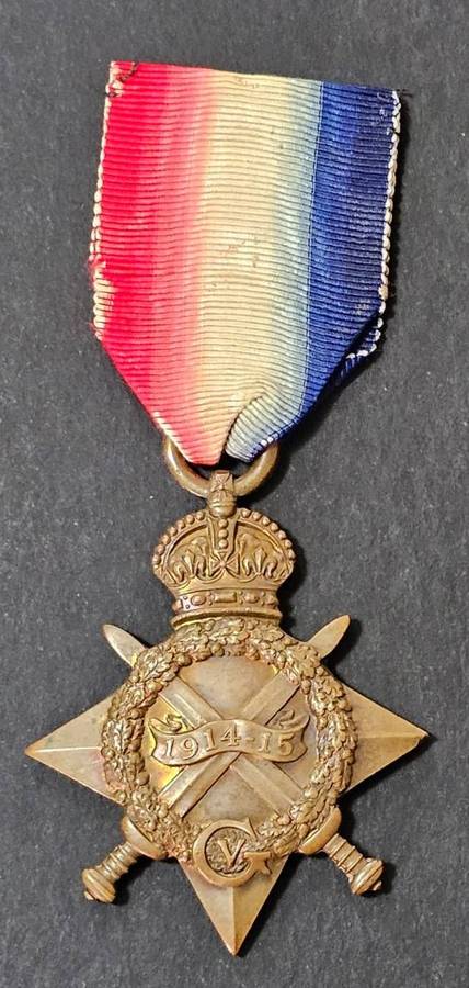 Full Size World War One 1914/18 Star: J.I Hendry Bothas NTL.HSE