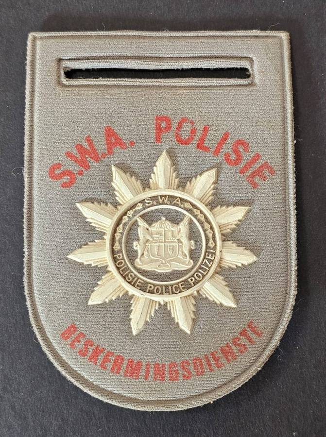 South West Africa ( SWA ) Police Tupper Flash