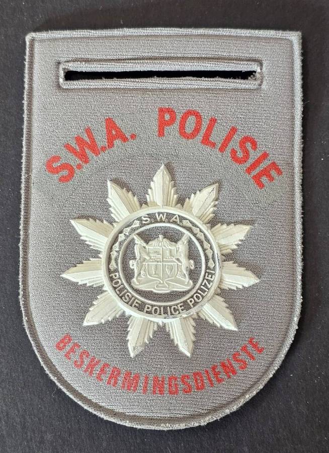 South West Africa ( SWA ) Police Tupper Flash