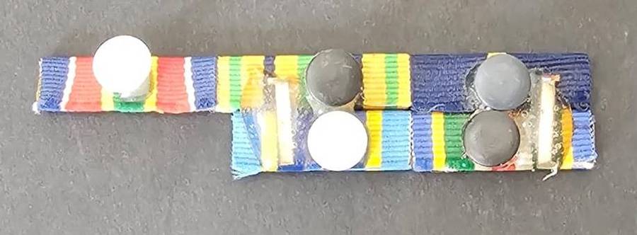 South African Police Medal Ribbon Bar