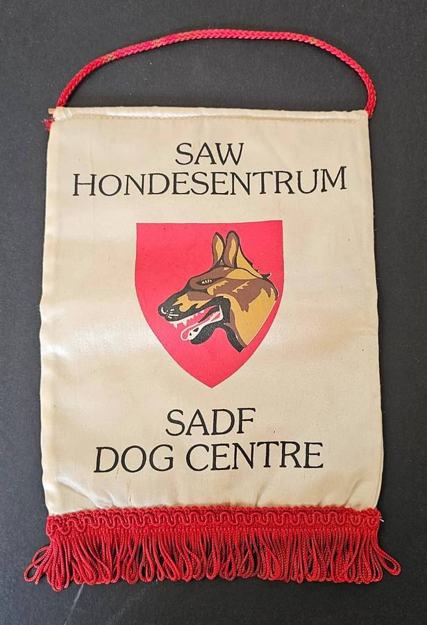 SADF - Dog Centre Pennant Flag