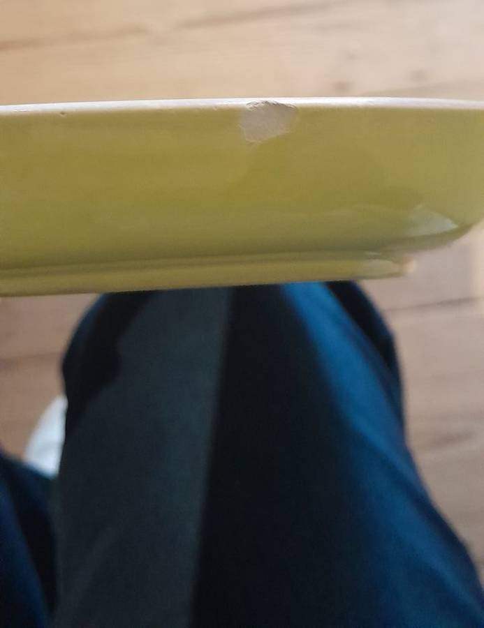 Mid-century modern cheese/butter dome with matching saucer