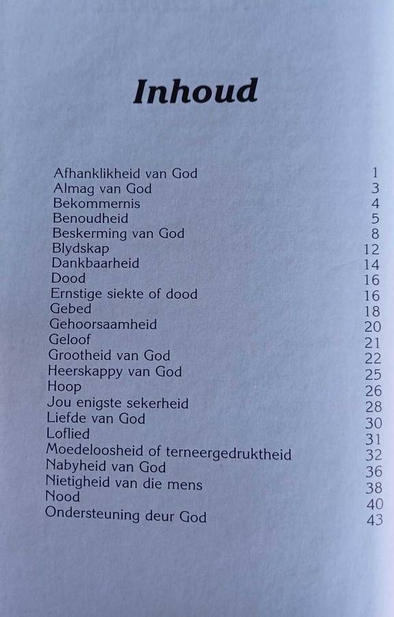 Troos uit die Woord