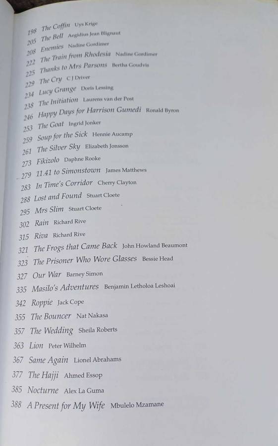 The best of South African short stories