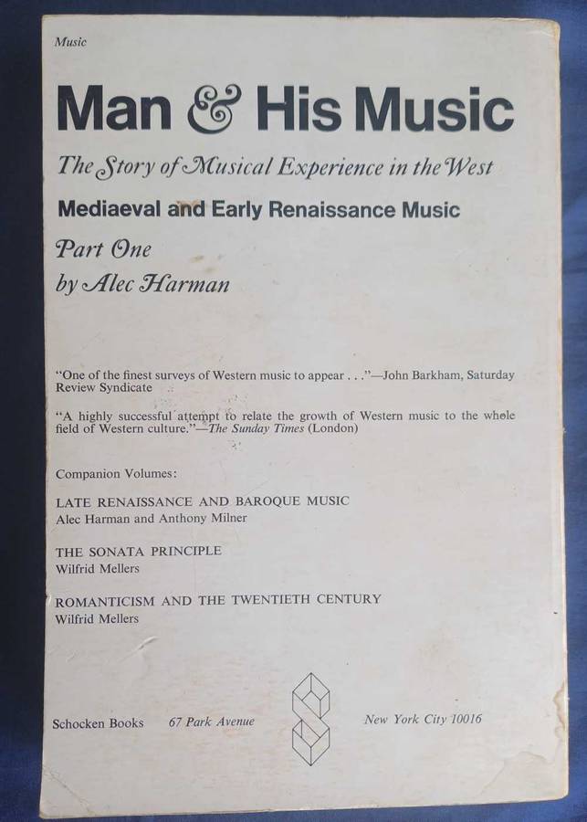 Man & his music by Alec Harman