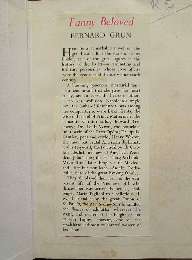Fanny Beloved by Beŕnard Grun