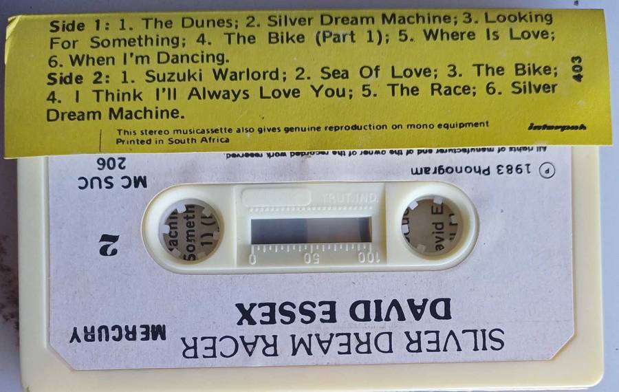 David Essex - Silver dream racer tape