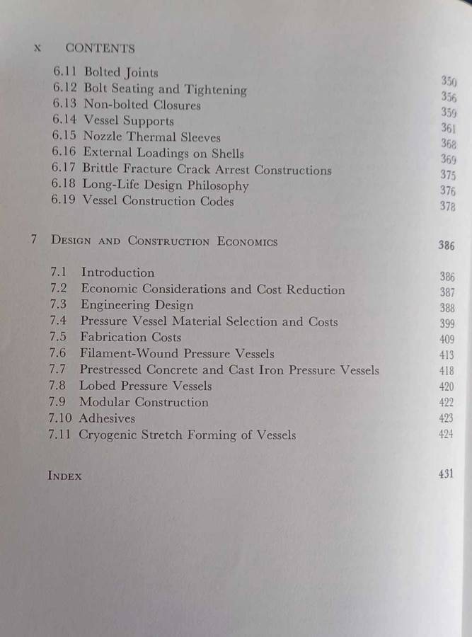 Theory and design of modern pressure vessels
