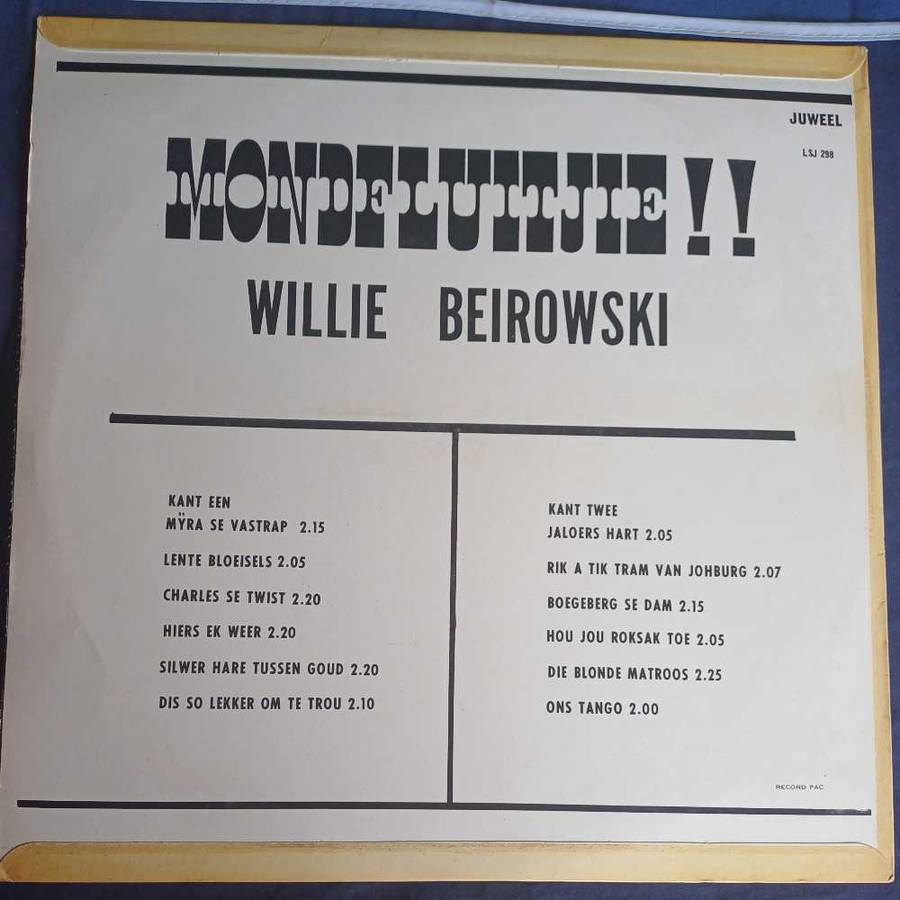 Willie Beirowski - Mondfluitjie LP
