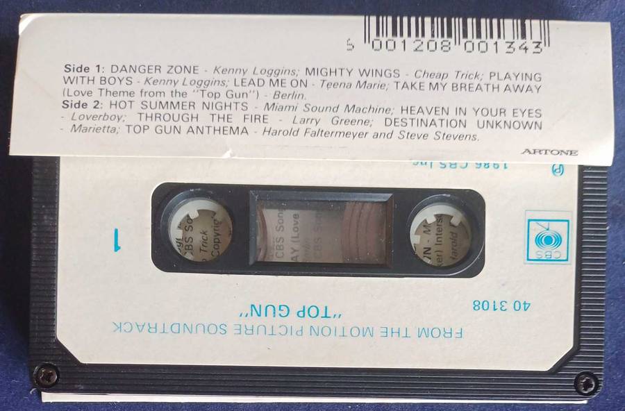 From the motion picture soundtrack Top Gun tape