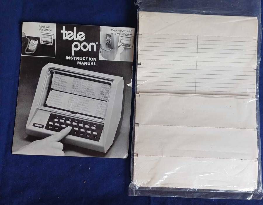Vintage Telepon telephone book