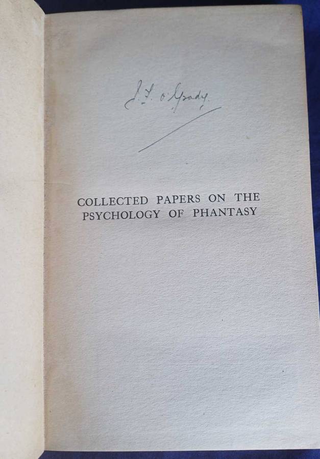Collected papers on the psychology of phantasy by Constance E Long 1920