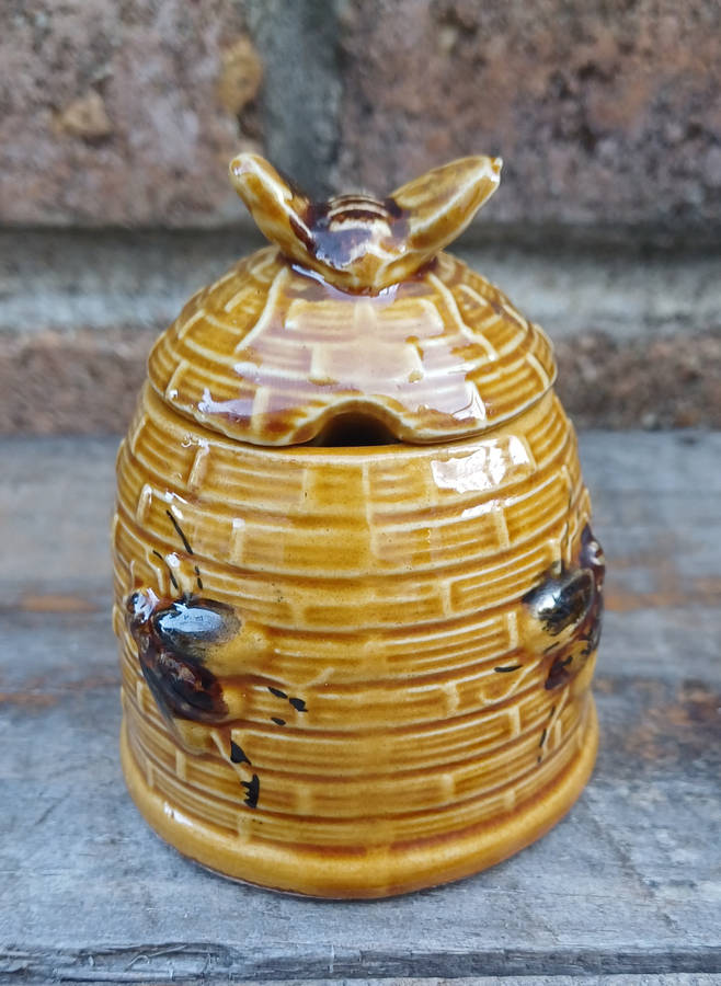 Small vintage Balboa honey jar