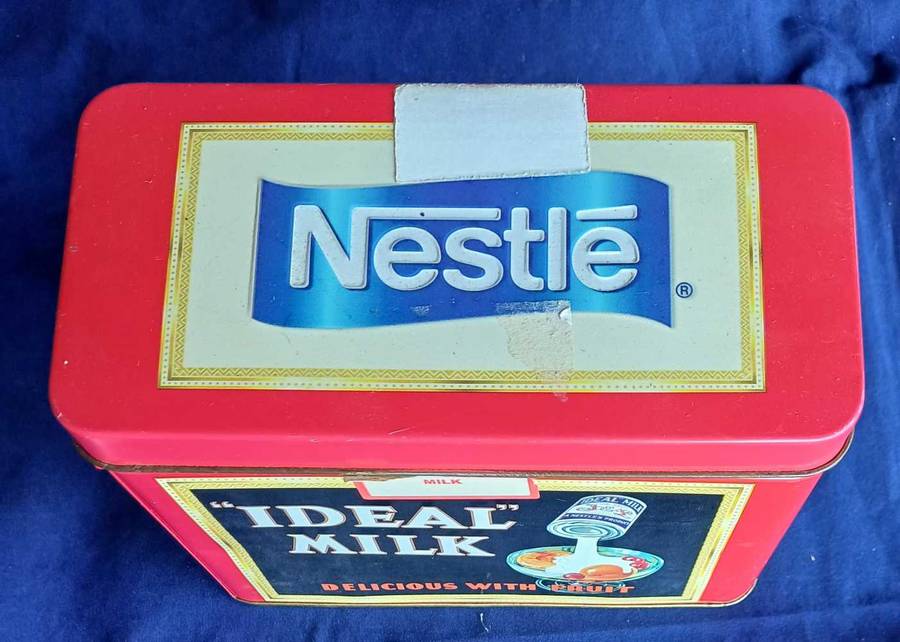 Nestle ideal milk tin