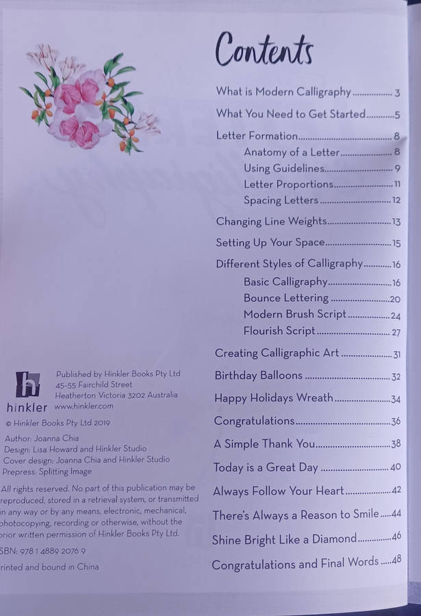 Brush-marker lettering & calligraphy