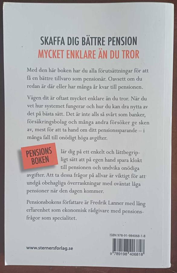 Pensions boken