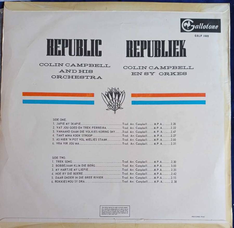 Republic - Colin Campbell and his orchestra LP