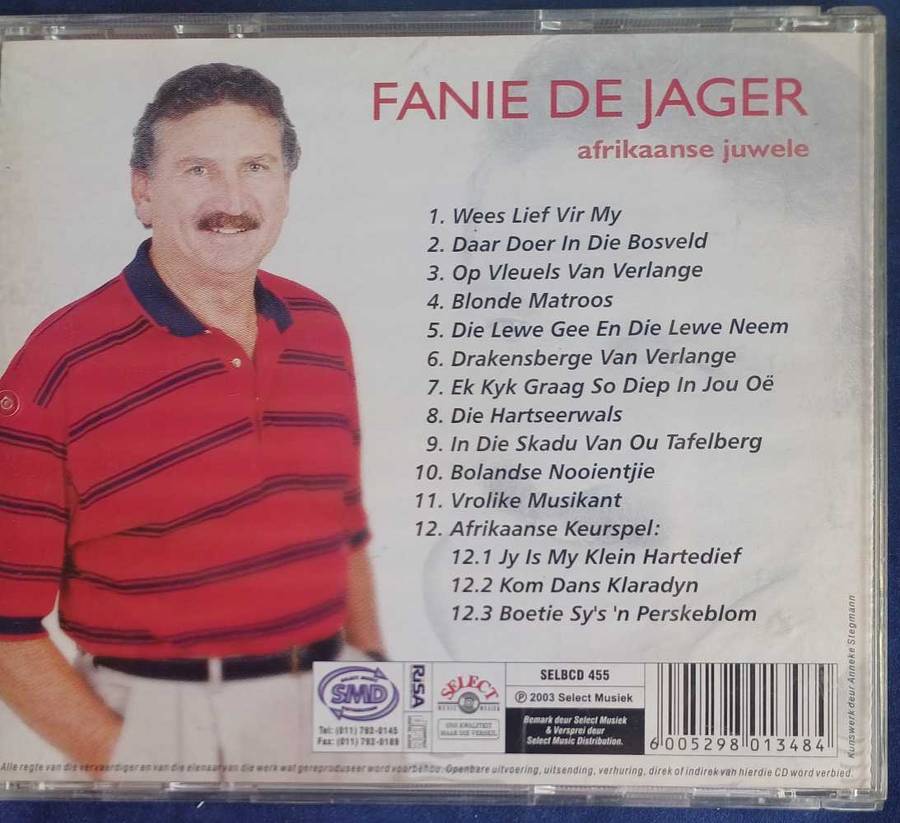 Fanie de Jager - Afrikaanse juwele cd