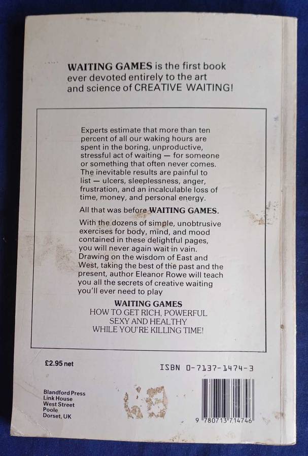 Waiting games by Eleanor Rowe