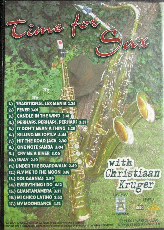 Christiaan Kruger - Time for sax