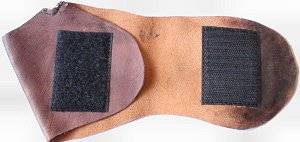 Palm protecting gloves - brown