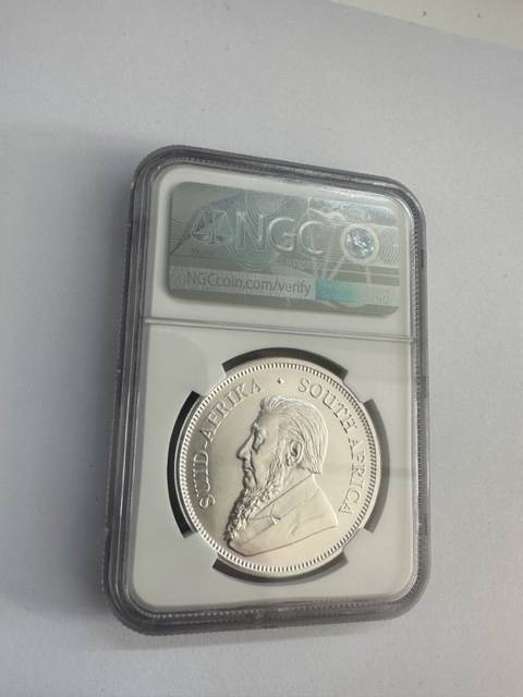 2019 SILVER KRUGERRAND 1oz NGC MS70 FIRST DAY OF ISSUE