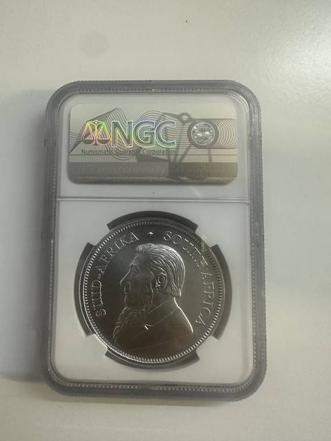 2019 SILVER KRUGERRAND 1oz NGC MS70 FIRST DAY OF ISSUE SIGNED ED HARBUZ