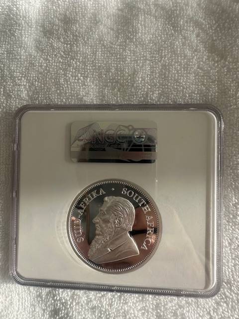 2022 SILVER KRUGERRAND 2oz NGC PF70 FIRST DAY OF ISSUE