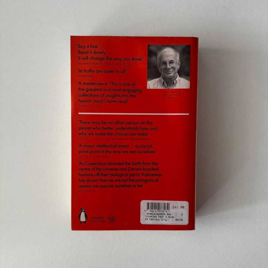 Thinking Fast and Slow  ISBN 9780141033570