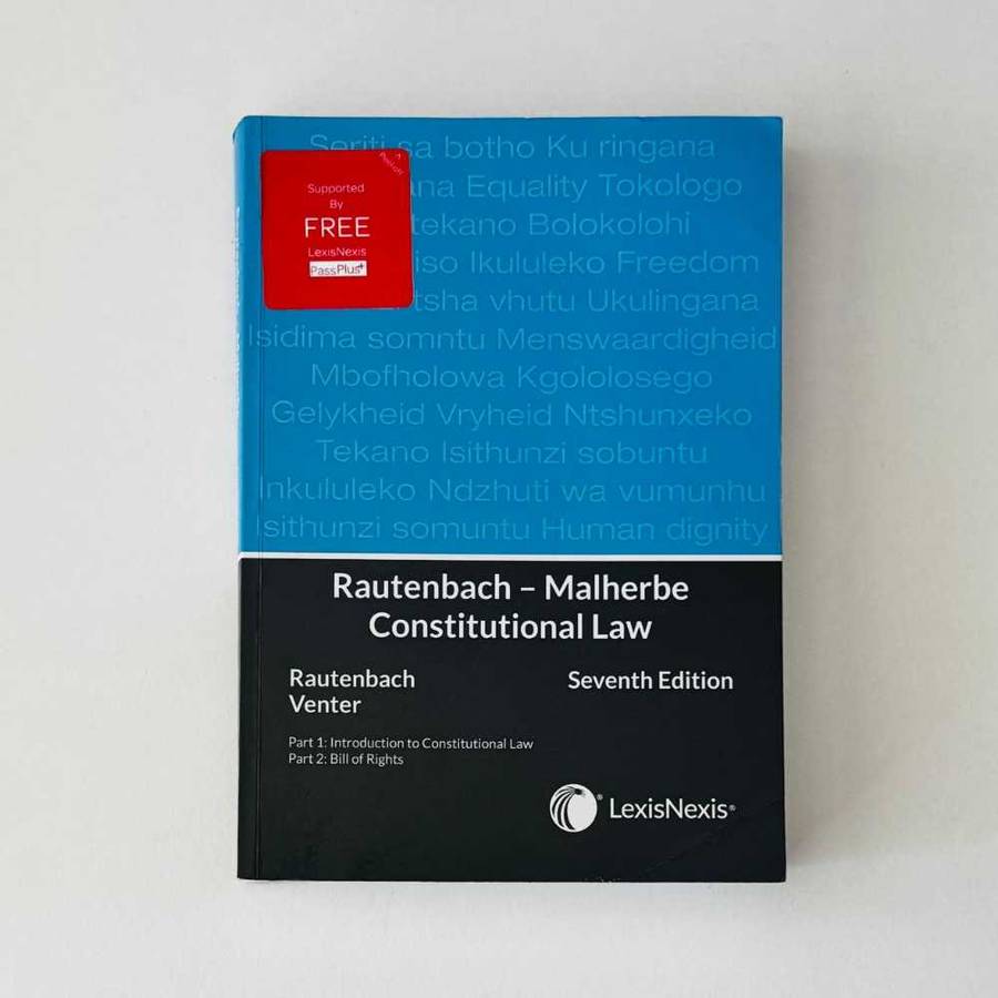 Constitutional Law 7th Ed ISBN 9780639004341