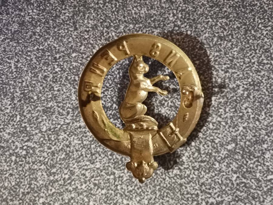 5th Battalion Seaforth Highlanders Cap Badge