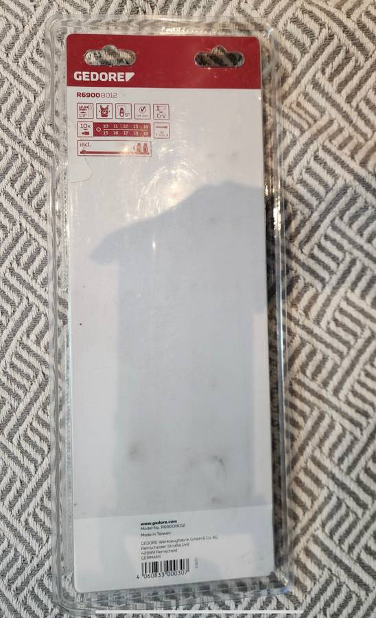 Gedore ratchet, socket set