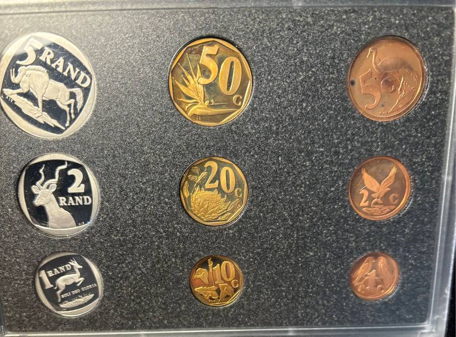 SOUTH AFRICA PROOF COIN SET IN BOX