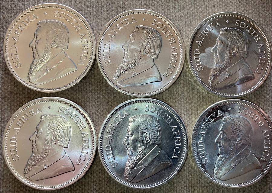 2020 SILVER 1Oz KRUGERRAND (Set of 6)