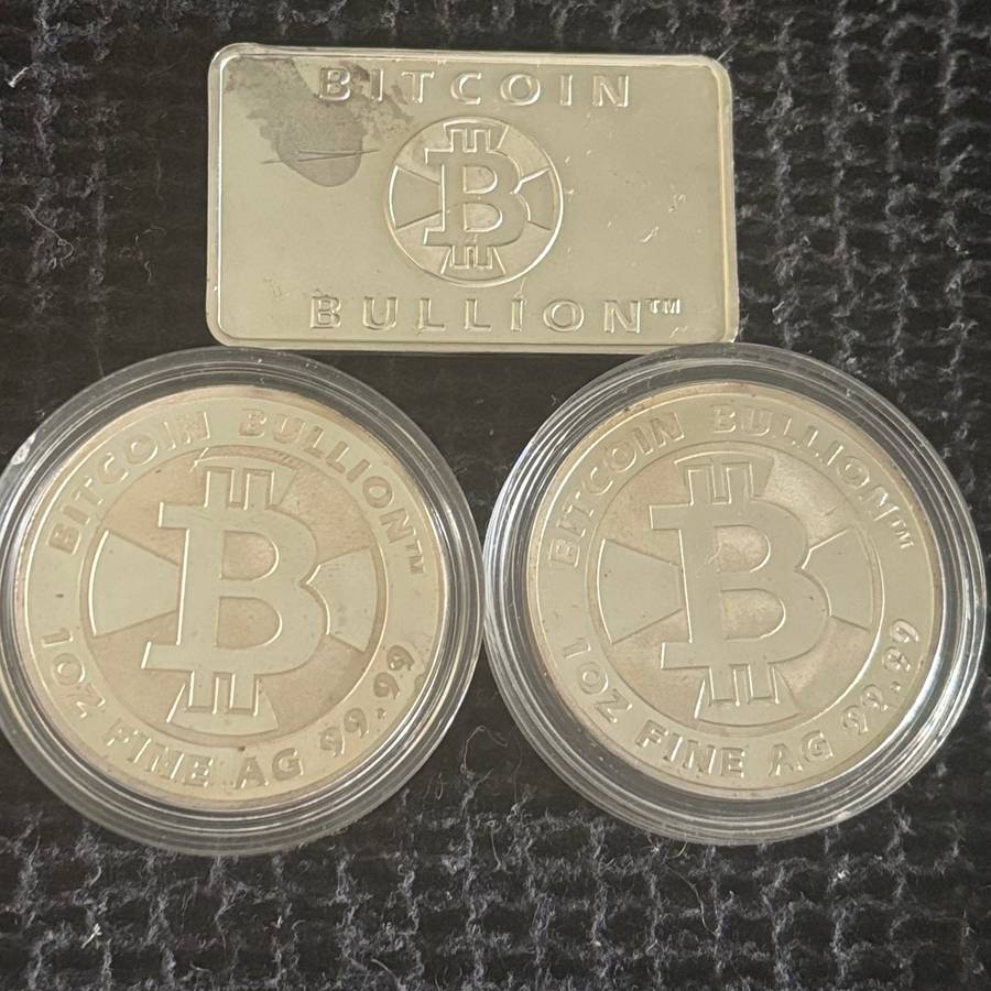 Bitcoin Bullion Coins and Bar