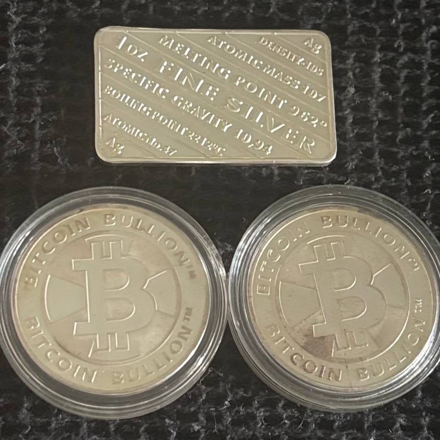 Bitcoin Bullion Coins and Bar