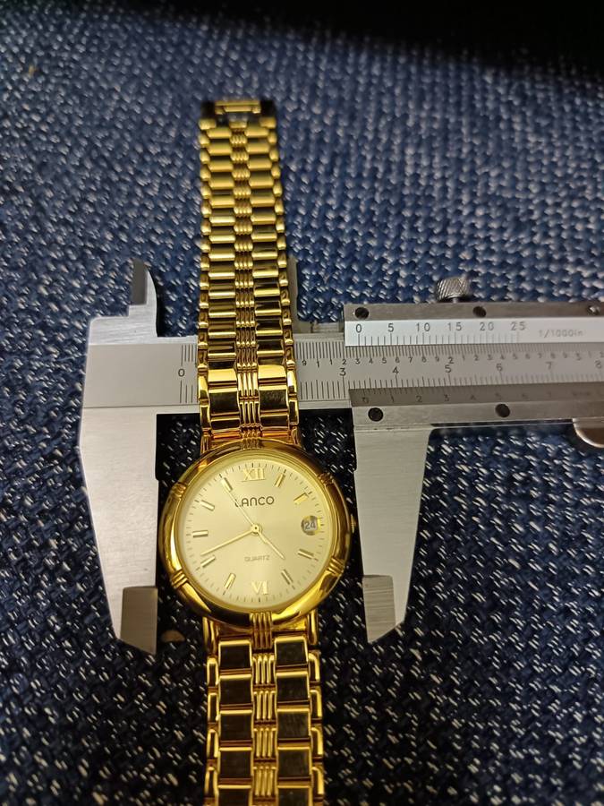 Lanco Mens Watch - Gold Plated