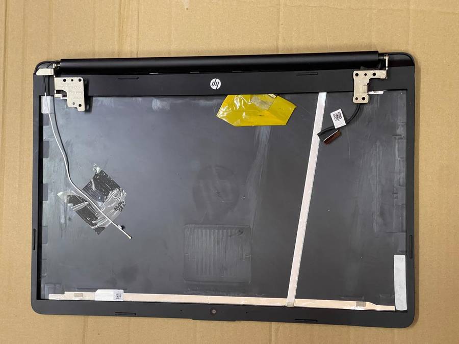 HP 15-dw Series LCD Back Cover Front Bezel and Hinges - Black