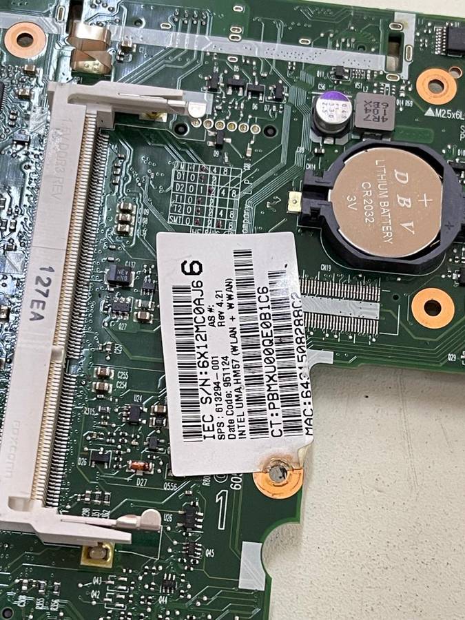 HP PROBOOK 6450B MOTHERBOARD