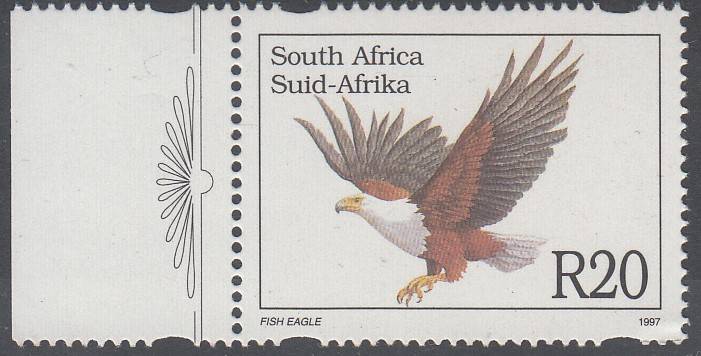 RSA 1997: ADD FALUE R20 TO DEFINITIVE ISSUE MNH (SACC 1001)