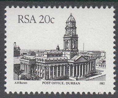 RSA 1987 4th DEFINITIVE ISSUE 20c MNH (SACC 526b)