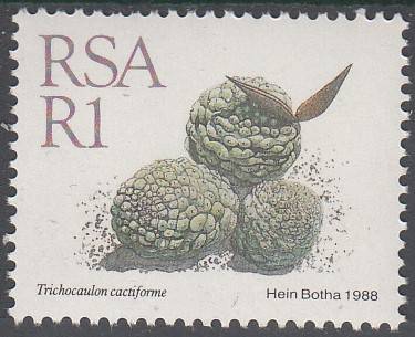 RSA 1988: 5th DEFINITIVE ISSUE SUCCULENTS R1.00 MNH (SACC 681)