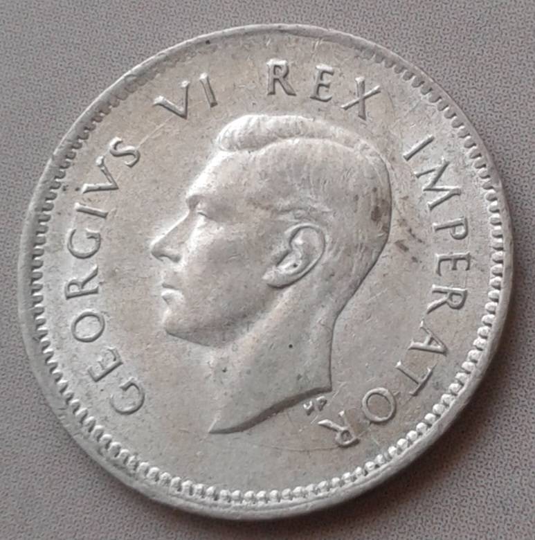 High grade 1941 union silver tickey