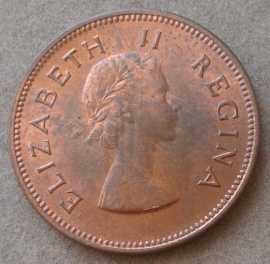 Nice 1960 union 1/2 penny.