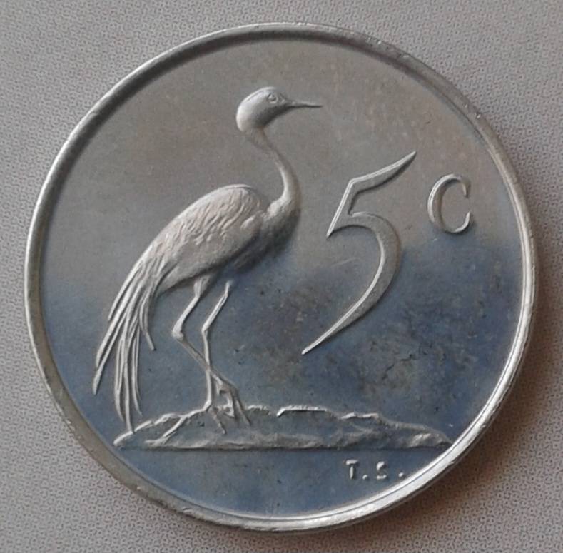 1968 English uncirculated nickel 5c