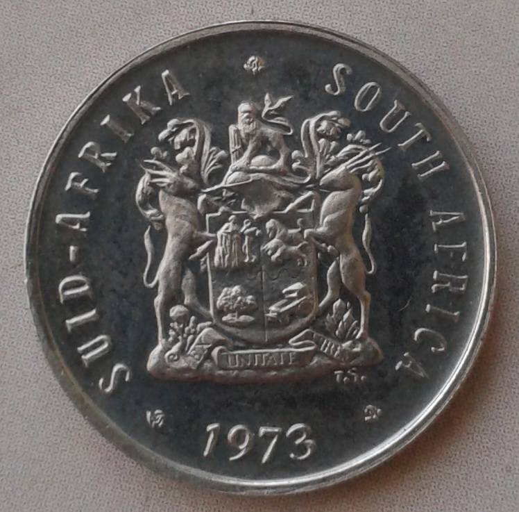 1973 Republic uncirculated nickel 5c