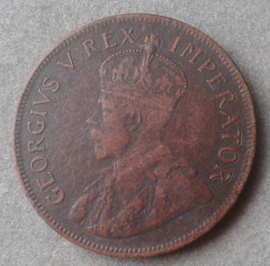 Scarcer 1930 union fibre penny
