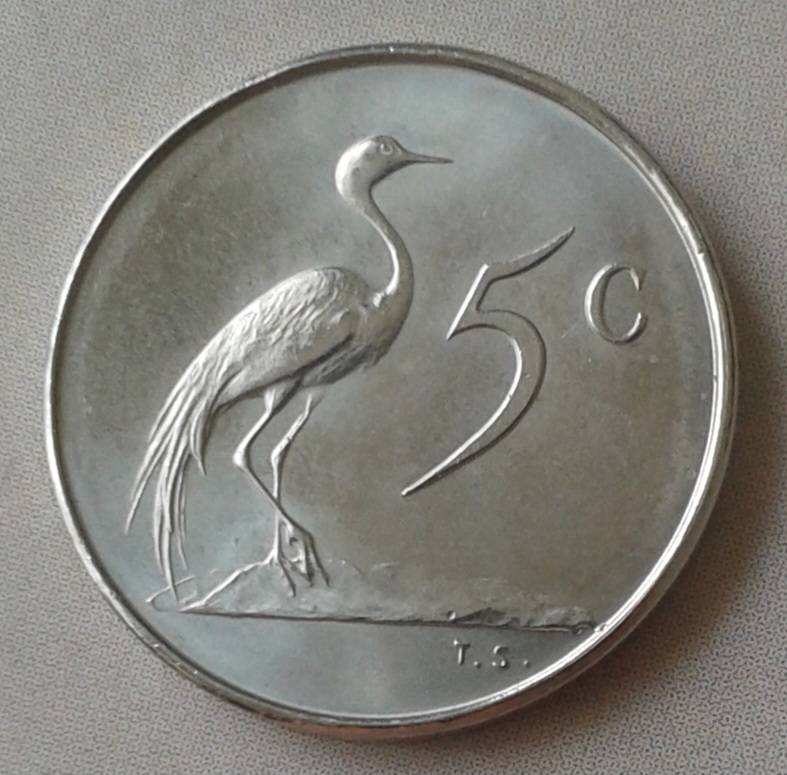 1965 English uncirculated nickel 5c